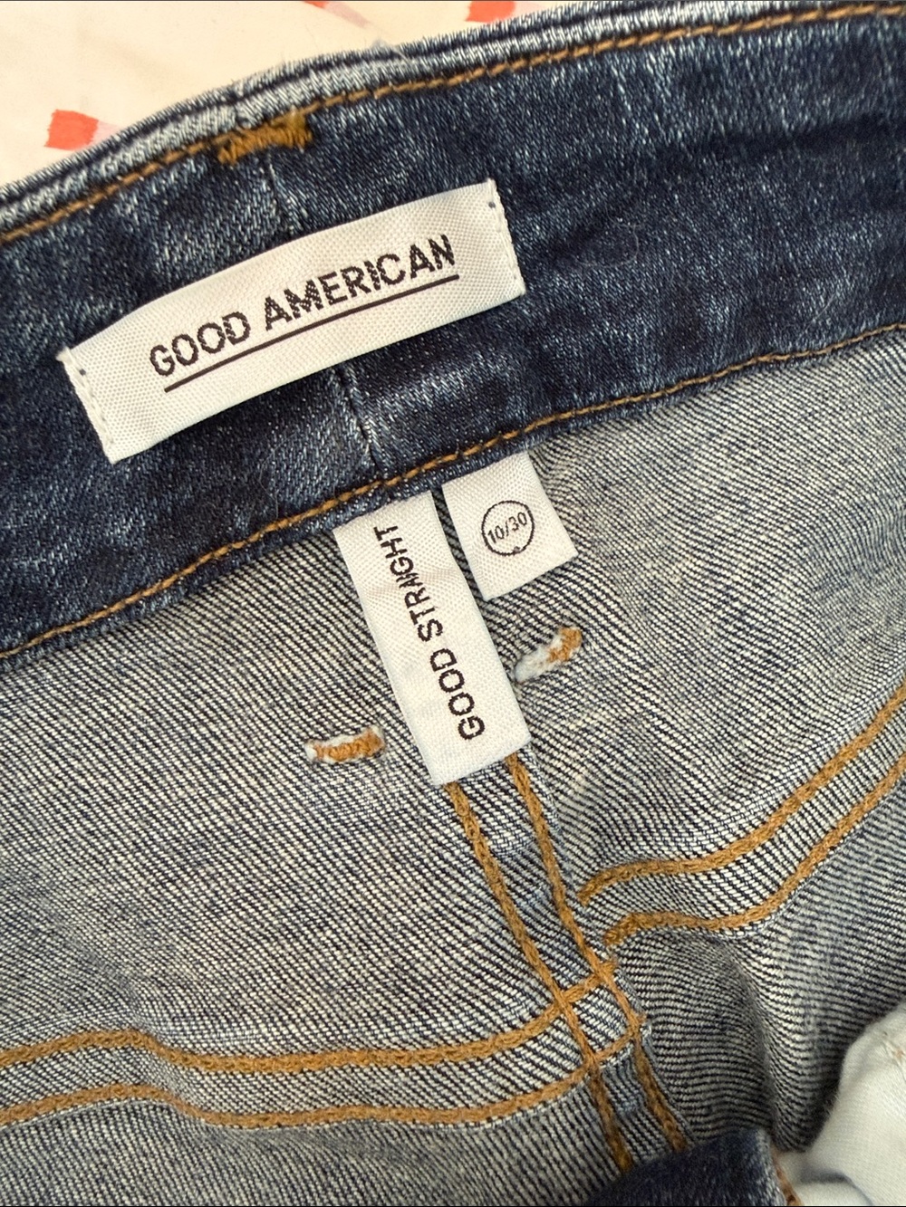 Good American High-Rise Dark Blue Denim Jeans - Picture 12 of 16
